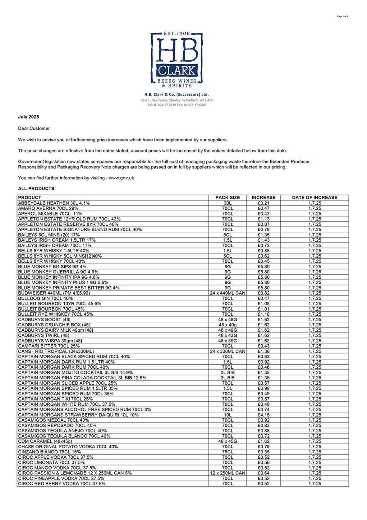 07 Price Increase Letter July 2025-1